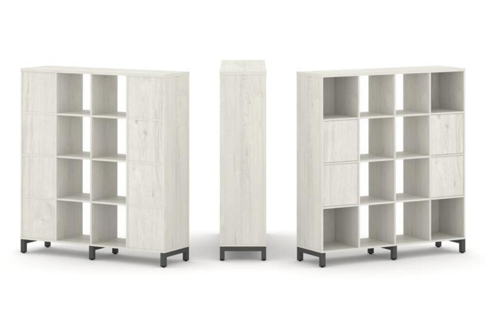 Набор стеллажа одностороннего, 4 яруса