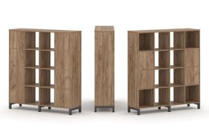 Набор стеллажа одностороннего, 4 яруса