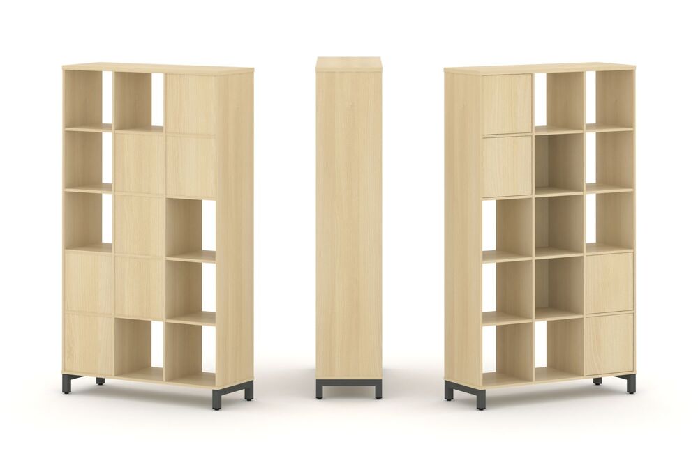 Набор стеллажа одностороннего, 5 ярусов