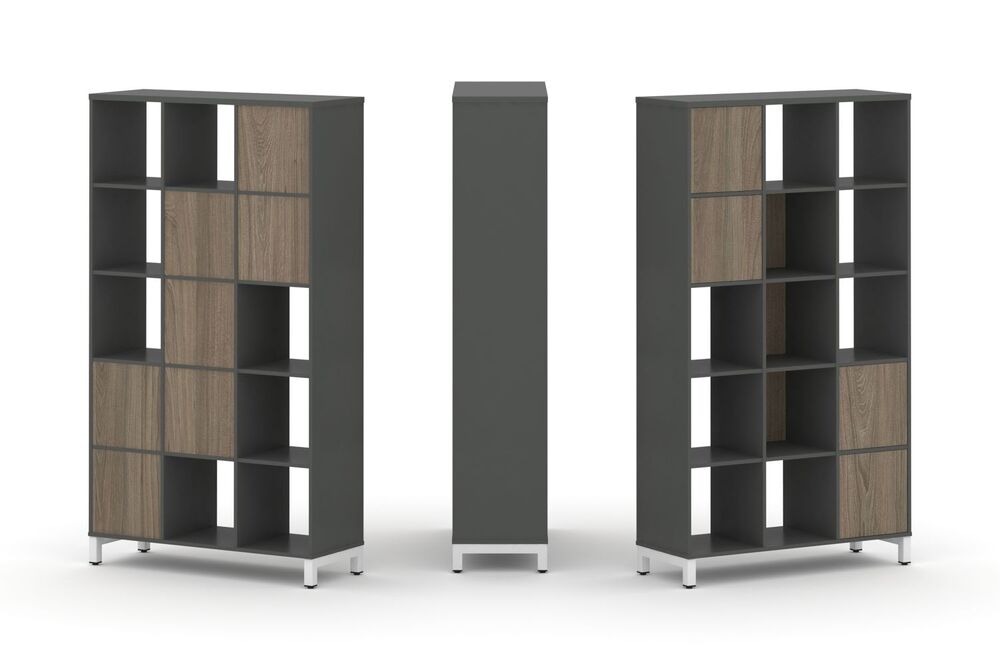 Набор стеллажа одностороннего, 5 ярусов