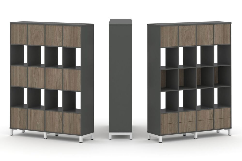 Набор стеллажа одностороннего, 5 ярусов