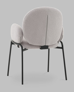 Стул с подлокотниками букле