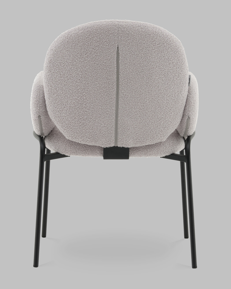 Стул с подлокотниками букле