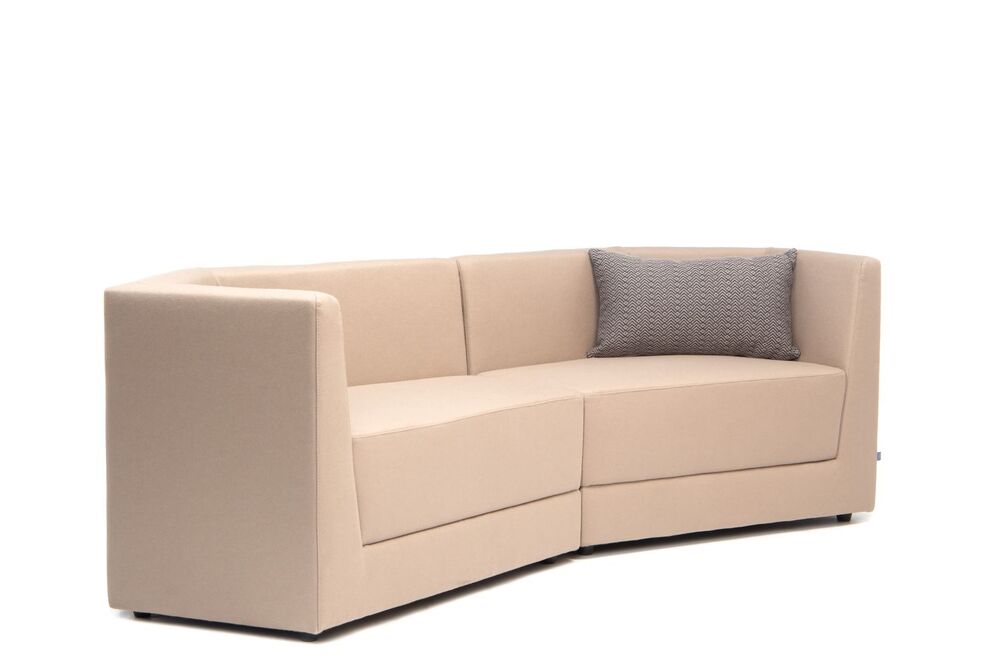 Модульный диван двухместный с низкой спинкой