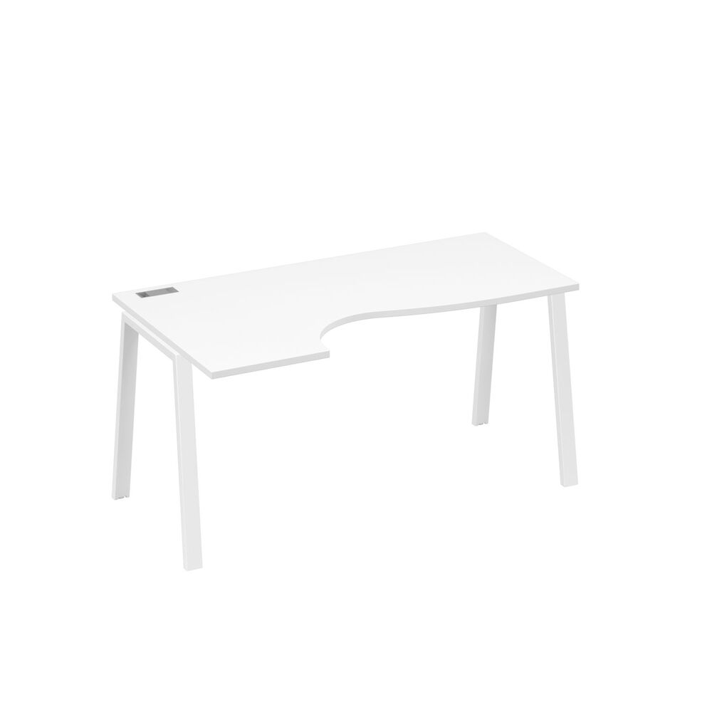 Стол эргономичный левый "Классика" на металлокаркасе TRE