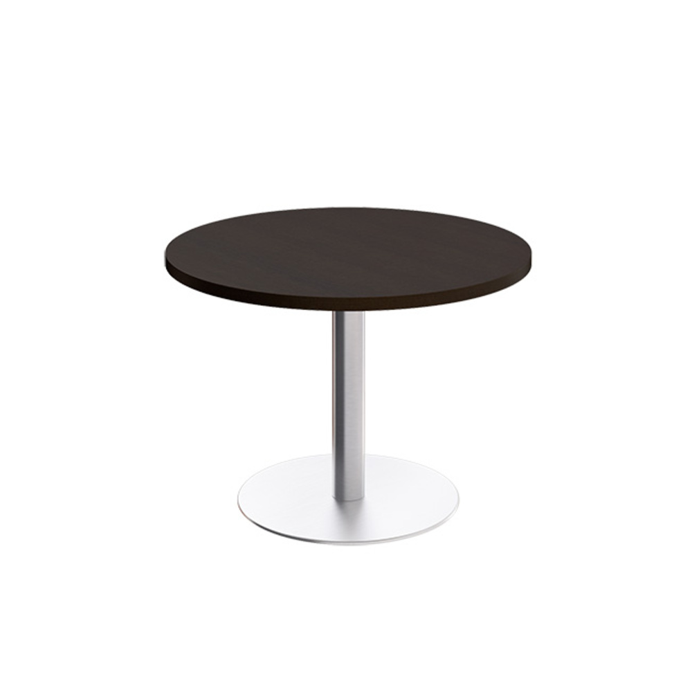 Стол для переговоров круглый на опоре-колонне