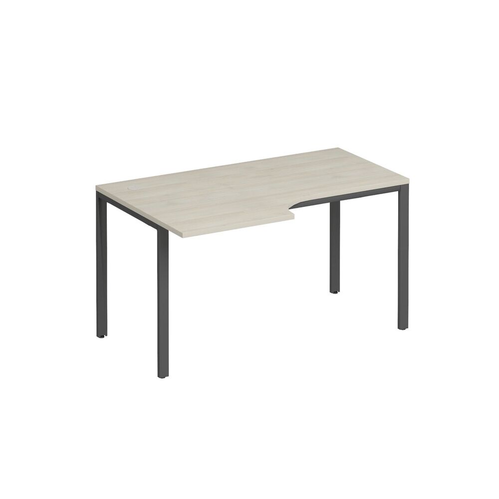 Стол эргономичный левый на металлокаркасе МП2