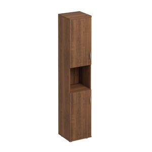 Шкаф для документов узкий 2-дверный с нишей