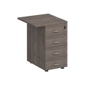 Брифинг-приставка с тумбой 4-ящичной с замком