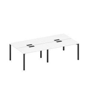 Рабочая станция на металлокаркасе, столешницы с заглушкой (4*140)