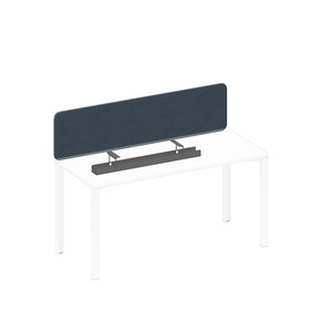 Экран настольный фронтальный тканевый с кабель-каналом