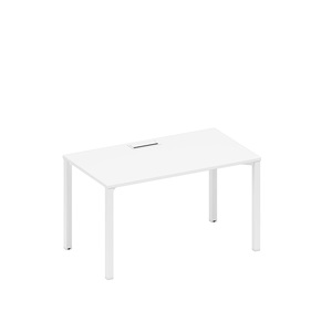 Стол письменный на металлокаркасе, столешница с заглушкой